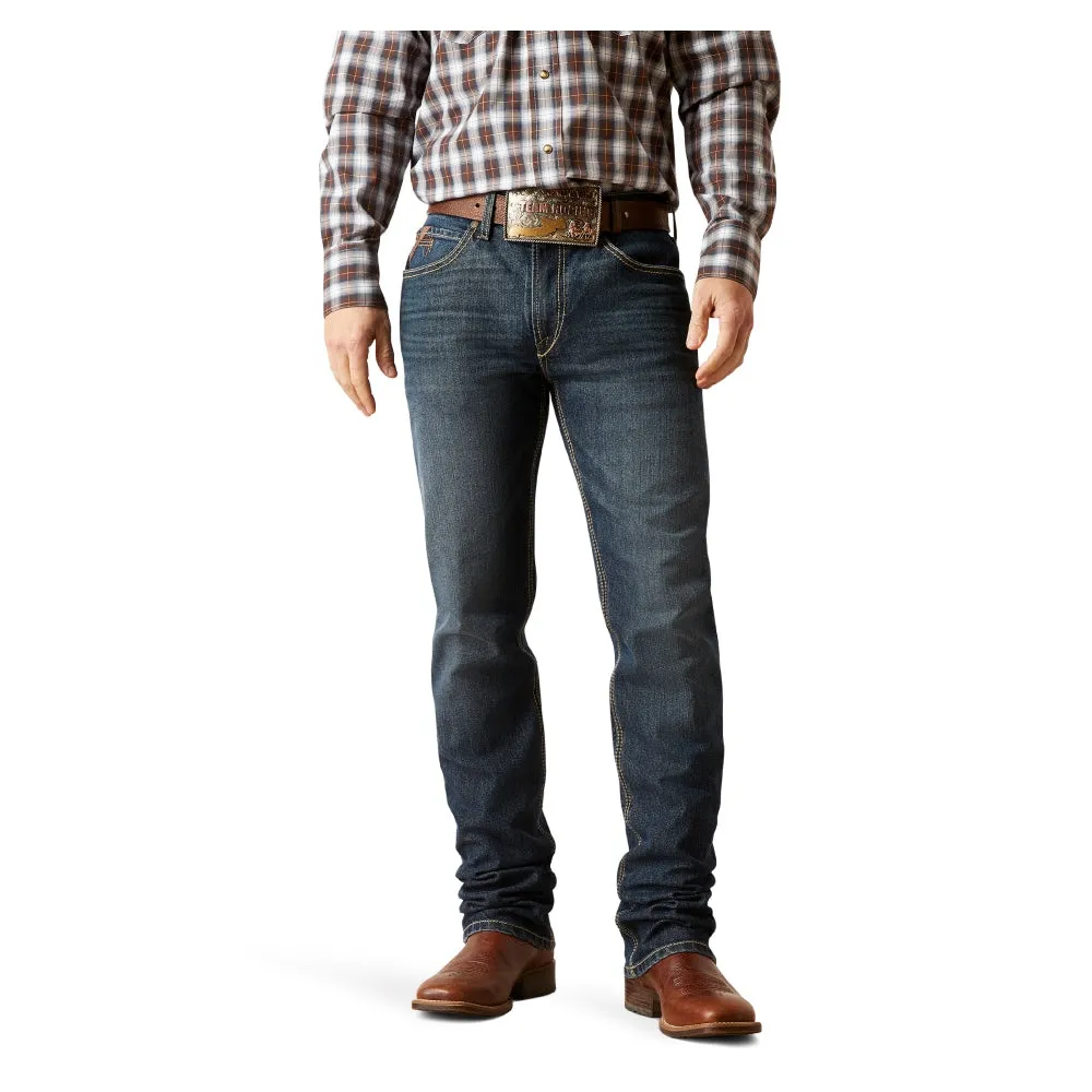 10045394 Ariat Mens M4 Derek Relaxed Boot Cut Jean - Atlas