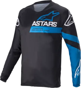 ALPINESTARS Racer V3 Long-Sleeve Jersey - Black/Bright Blue - 2XL 1762822-1078-2X