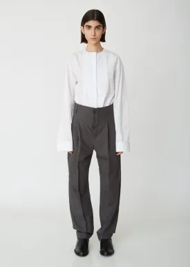 Anthracite Pleated Trousers