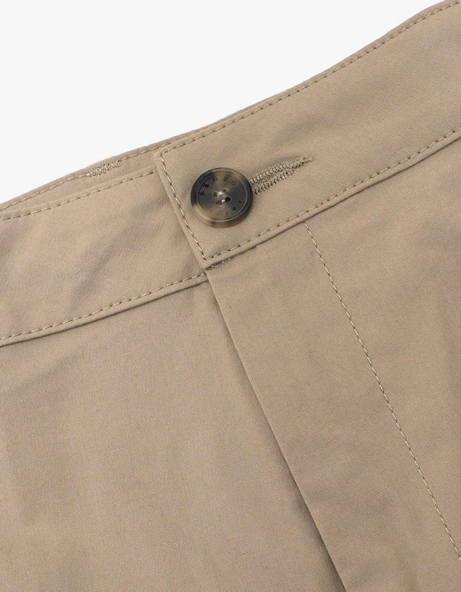 Beige Tailored Shorts