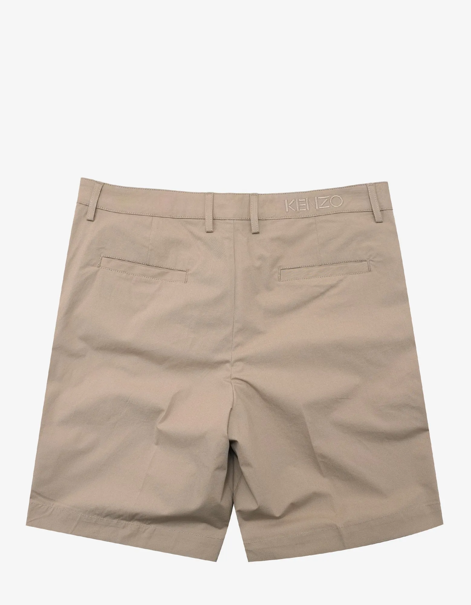 Beige Tailored Shorts