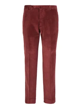 Bordeaux corduroy trousers