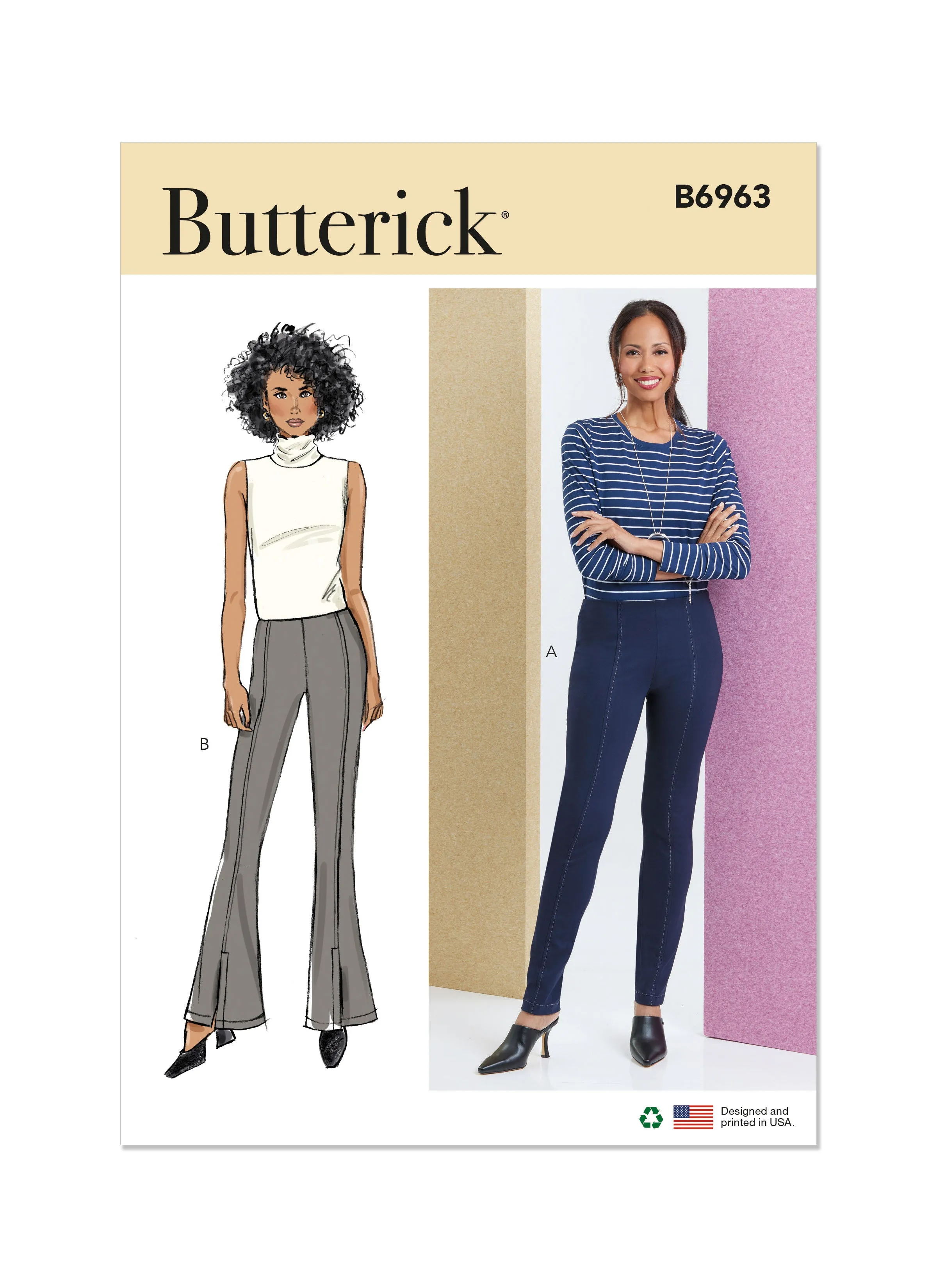 Butterick Pattern B6963 Misses' Skirt Pants