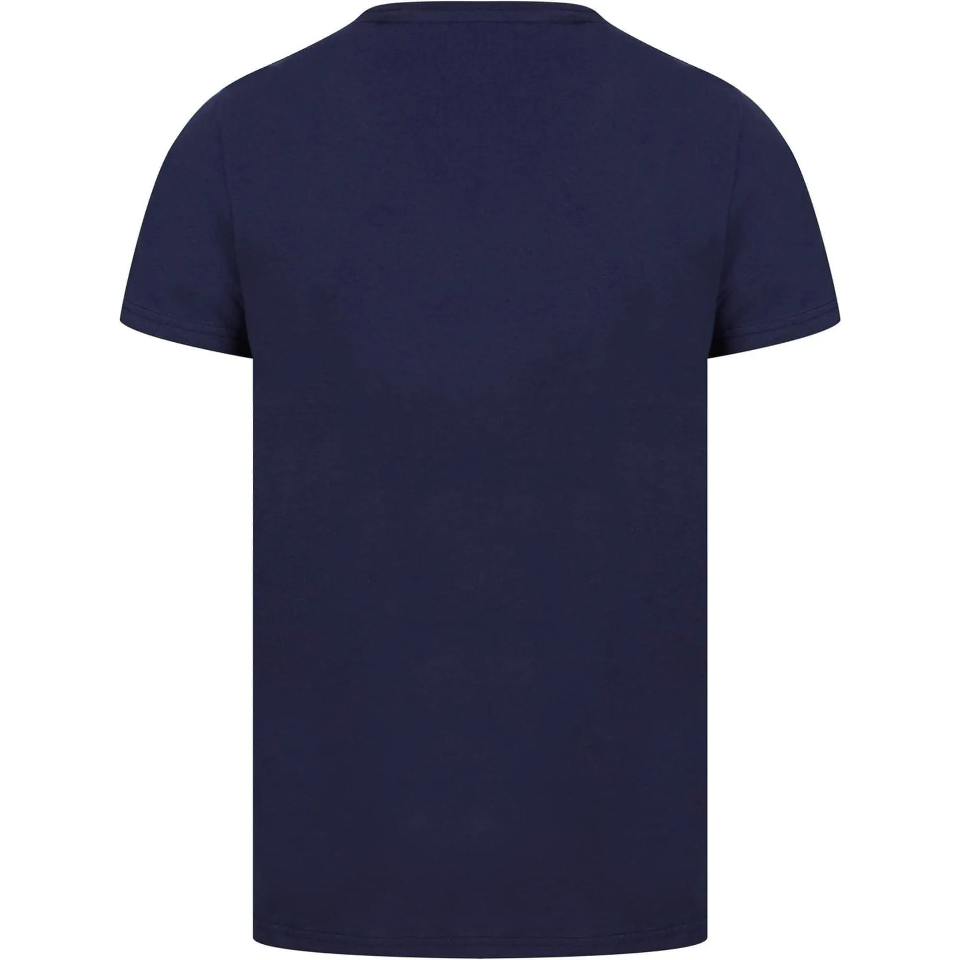 Christmas Riding Home Mens Christmas Short Sleeve Top - Navy