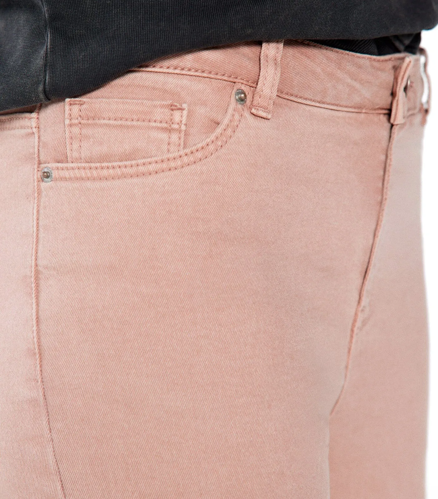 Color Kick Flare Jeans Pink