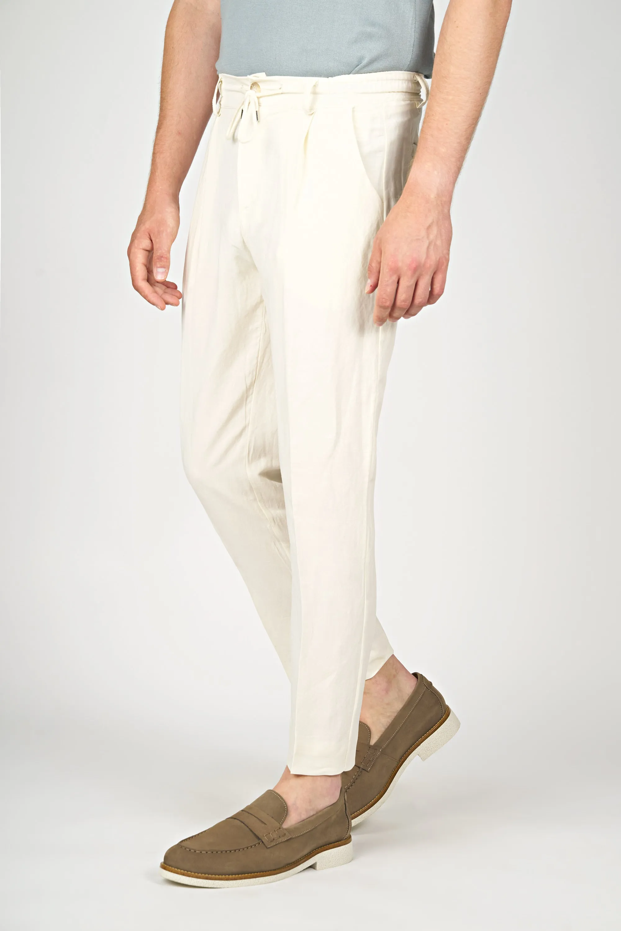 Cotton & Linen Drawstring ZMART Trousers