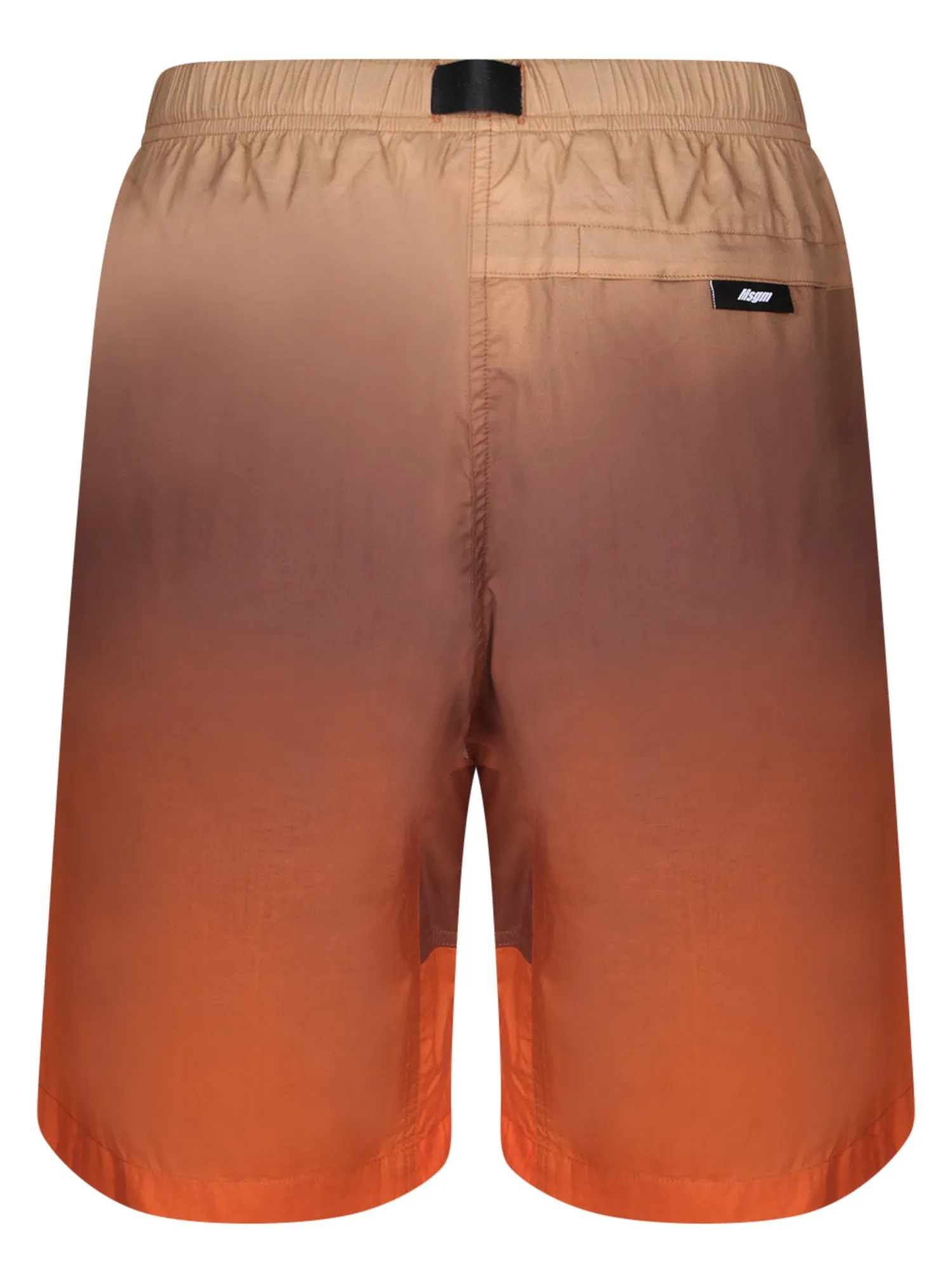 Dregradè beige/orange bermuda shorts