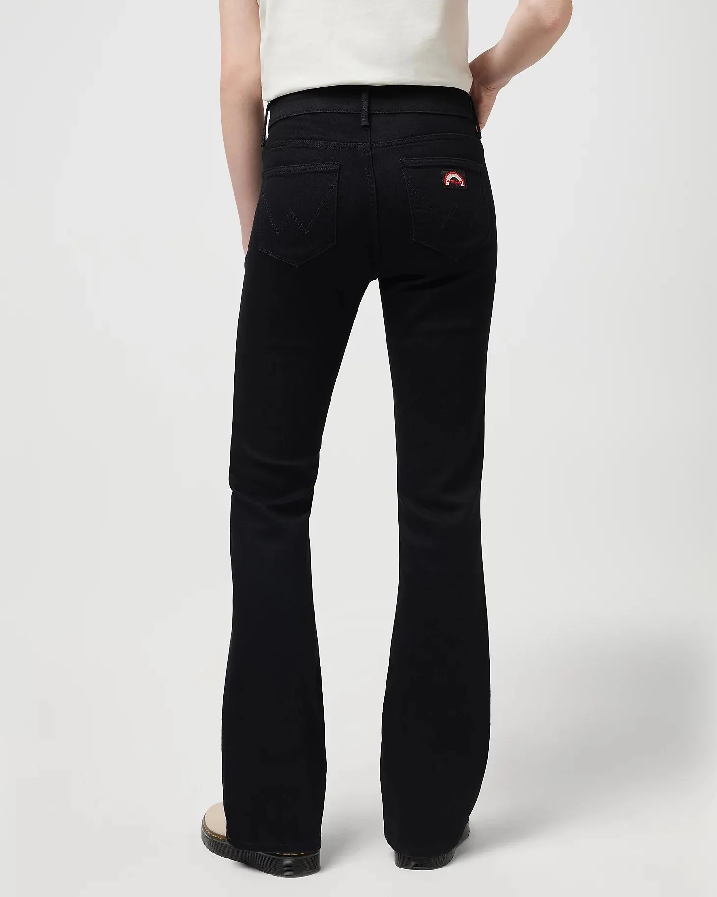 Flare Jeans in Retro Black