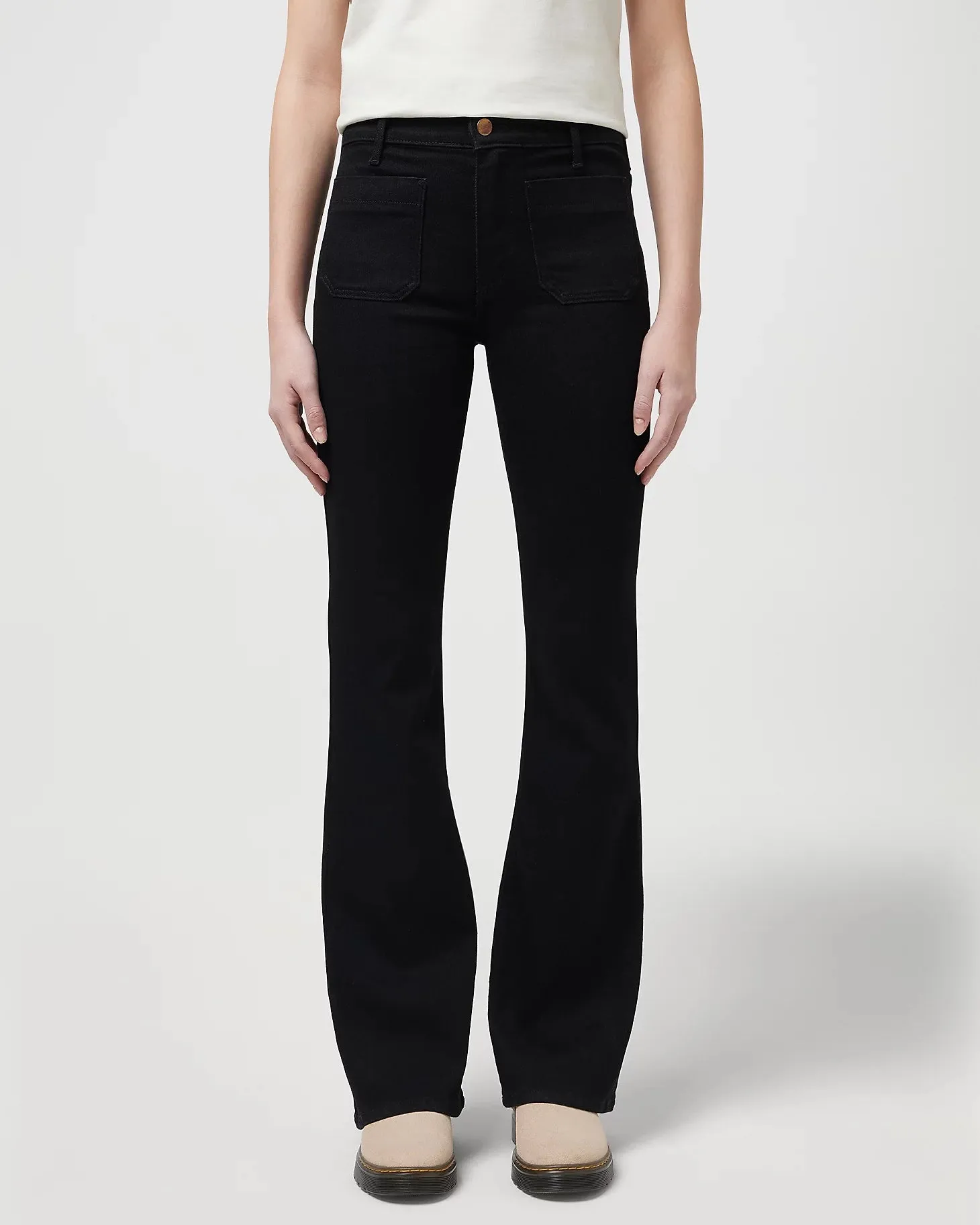 Flare Jeans in Retro Black