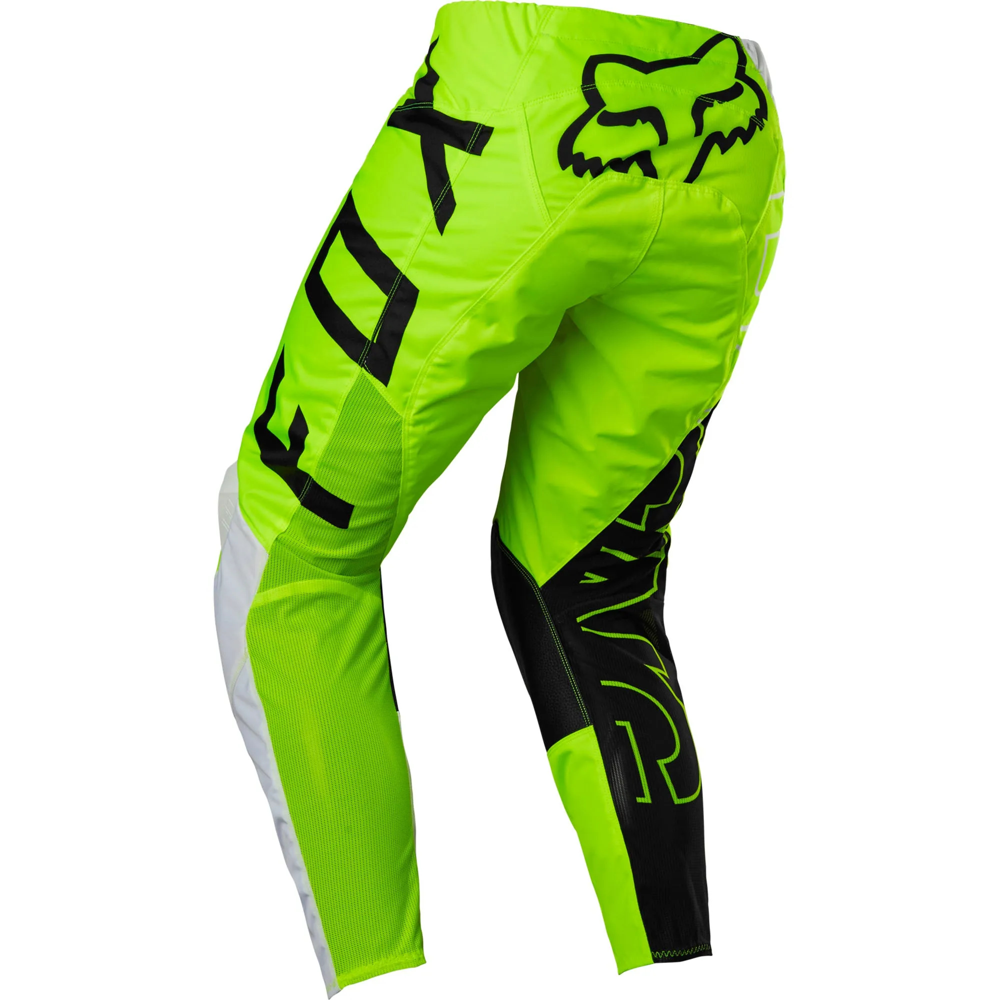 Fox Racing  Mens Flo Yellow 180 Skew Pants Heat Resistant TruMotion Stretch MotoX