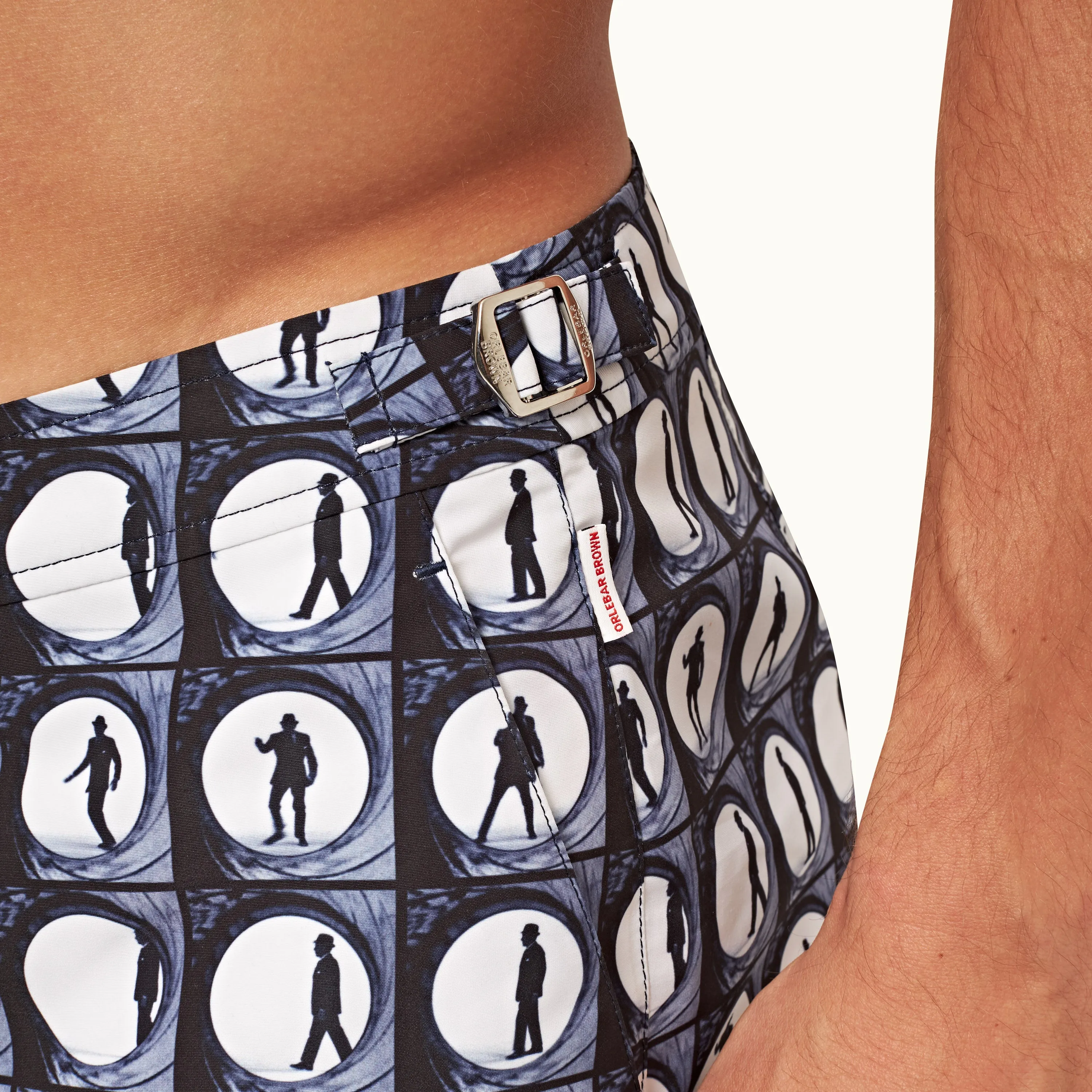 James Bond Dr. No Gun Barrel Swim Shorts - By Orlebar Brown