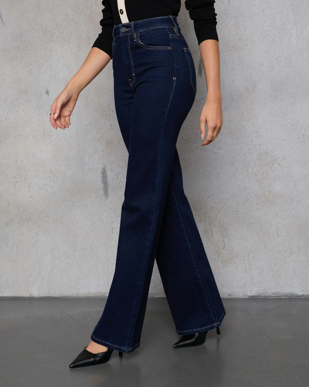 Jenna High Rise Wide Flare Jeans