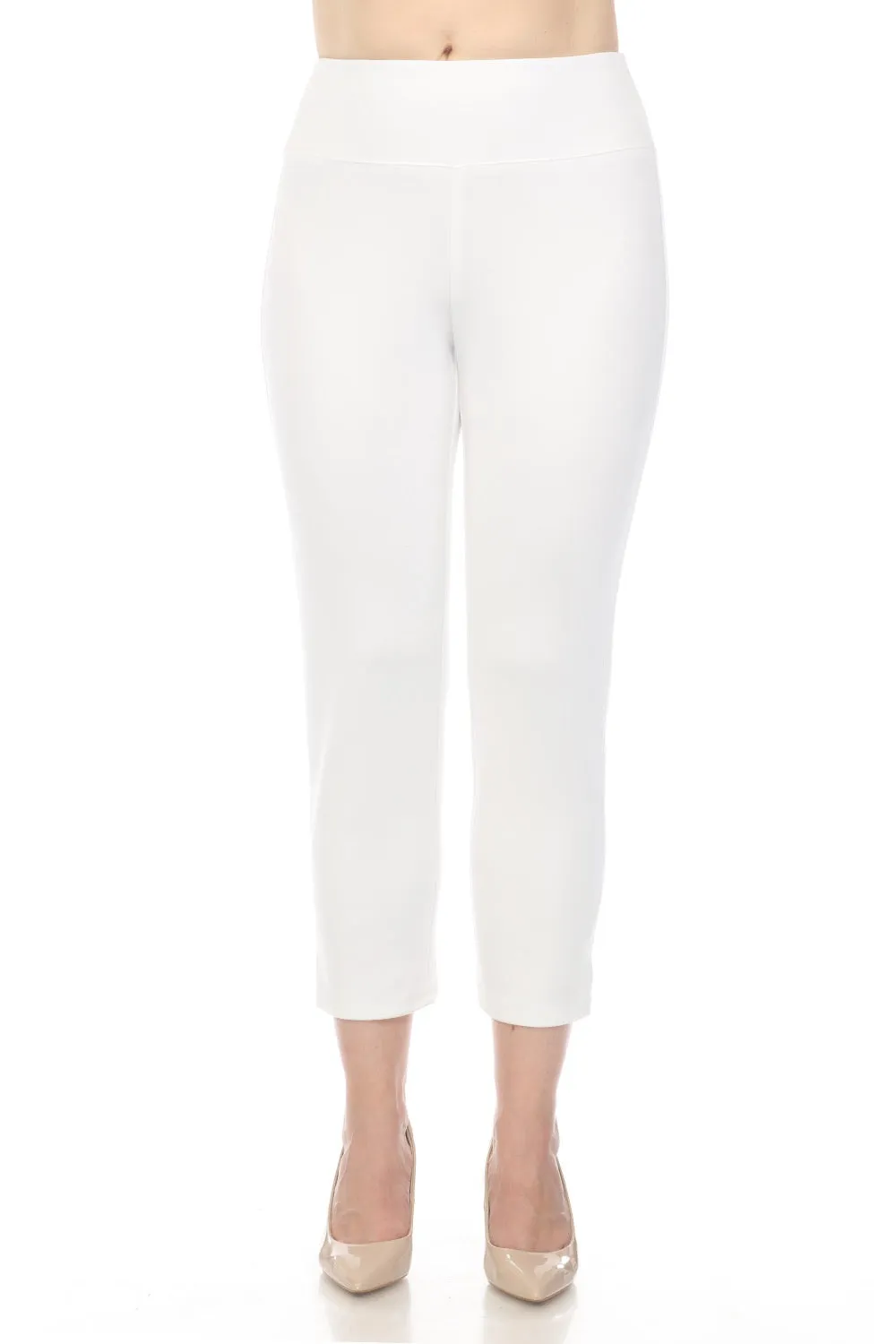 Joseph Ribkoff Side Slit Pull On Slim Capri Pants 241105