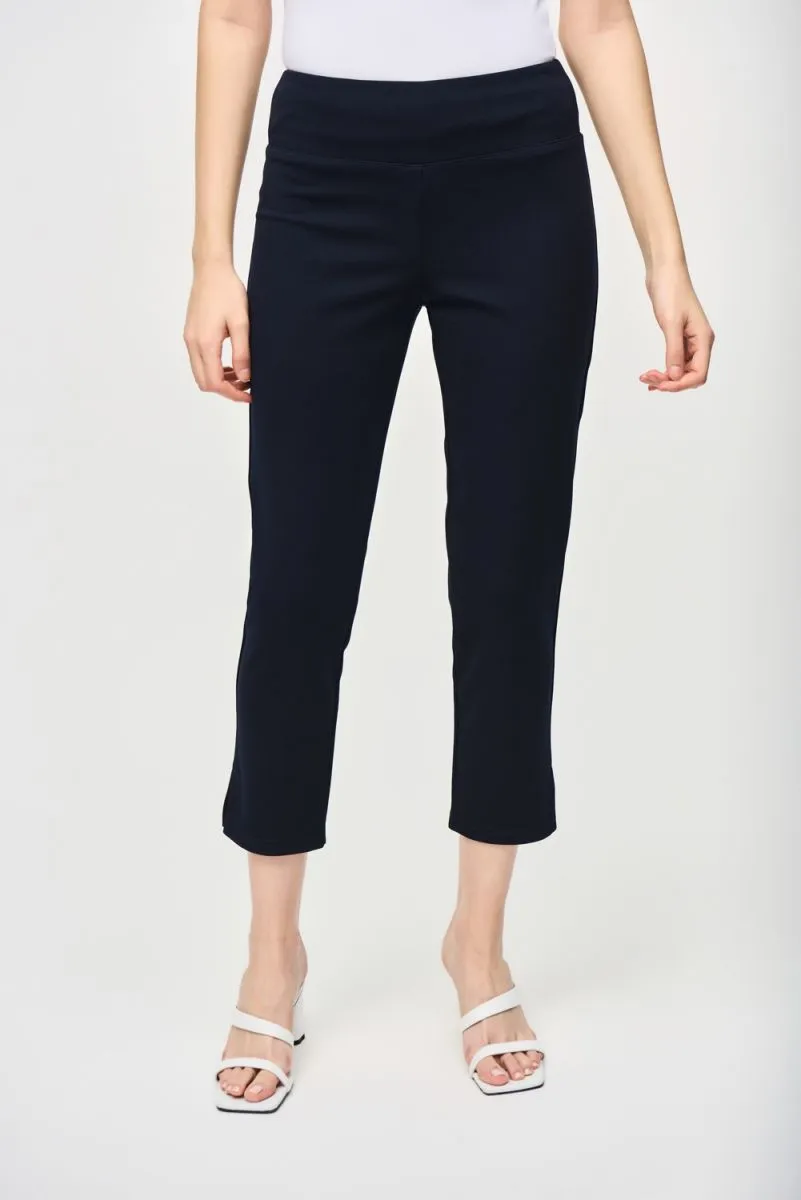 Joseph Ribkoff Side Slit Pull On Slim Capri Pants 241105