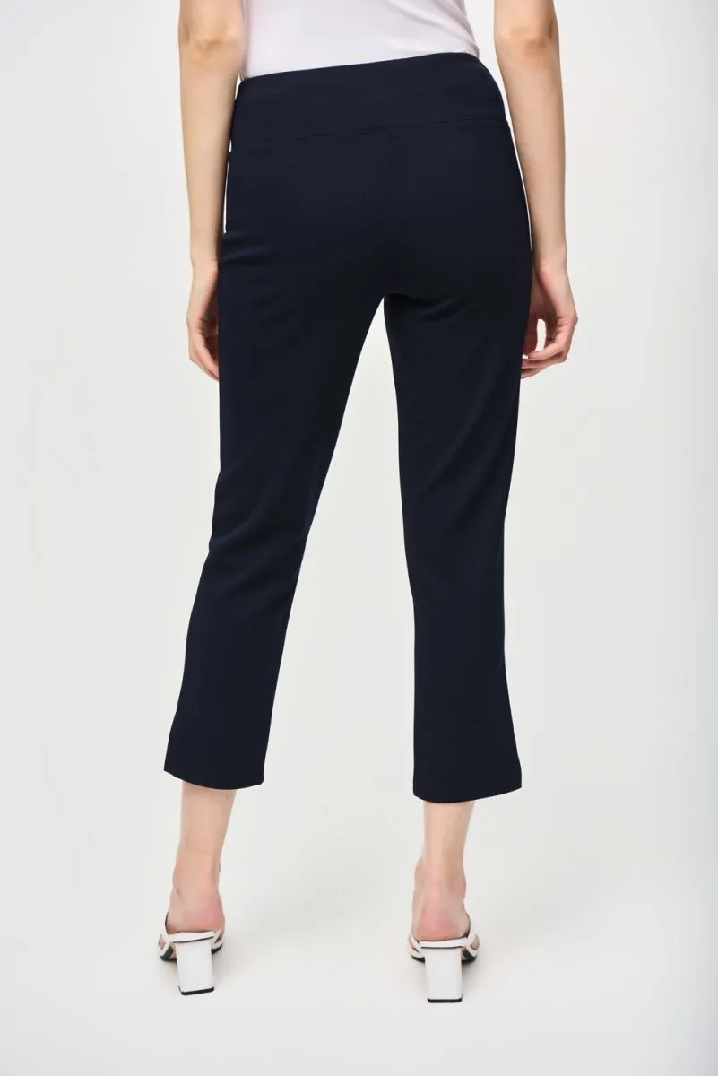 Joseph Ribkoff Side Slit Pull On Slim Capri Pants 241105