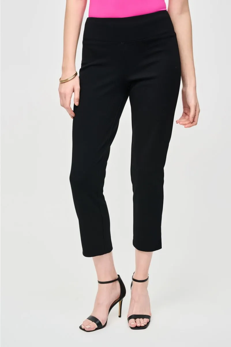 Joseph Ribkoff Side Slit Pull On Slim Capri Pants 241105