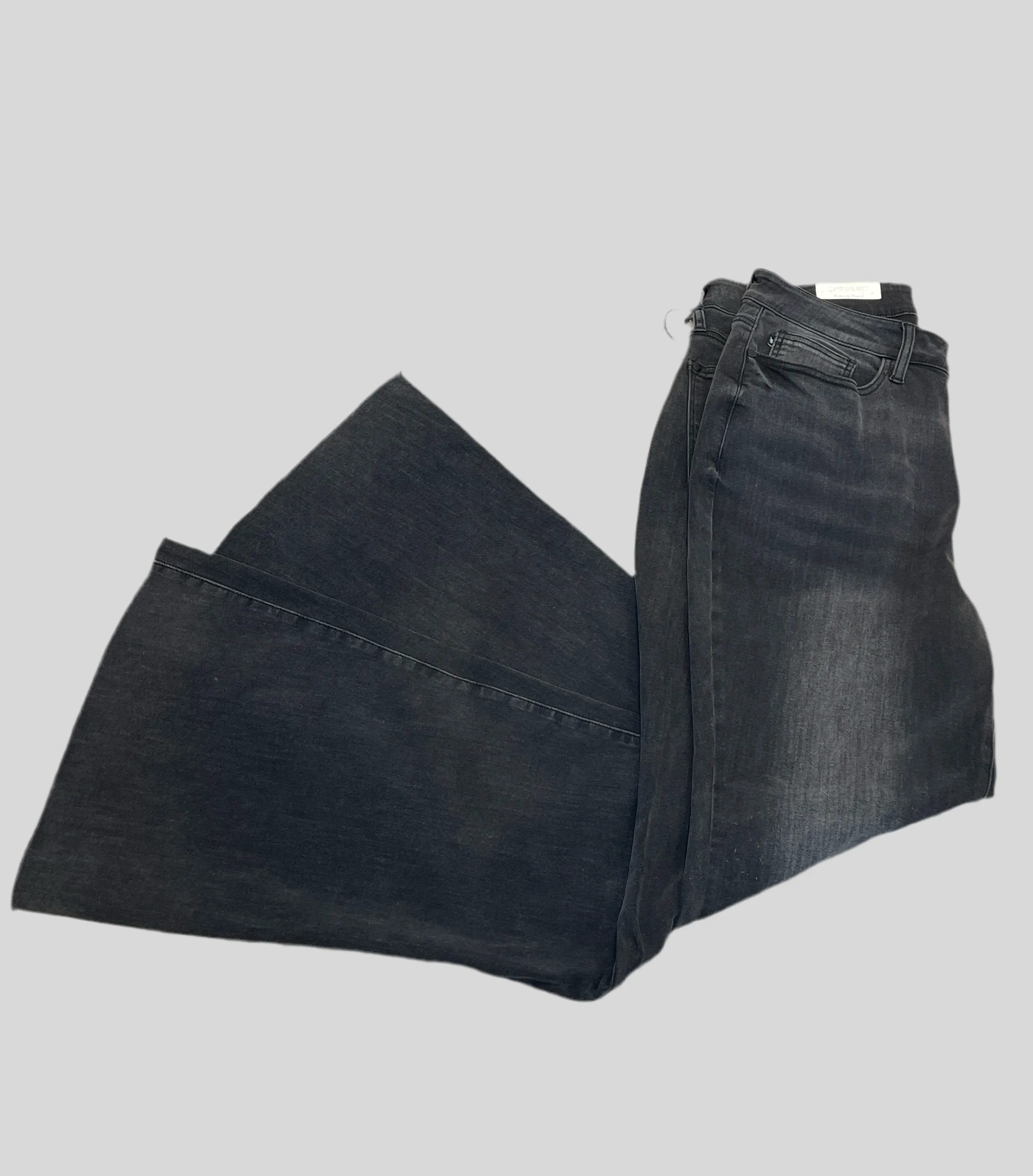 Judy Blue Vintage Black Flare Denim