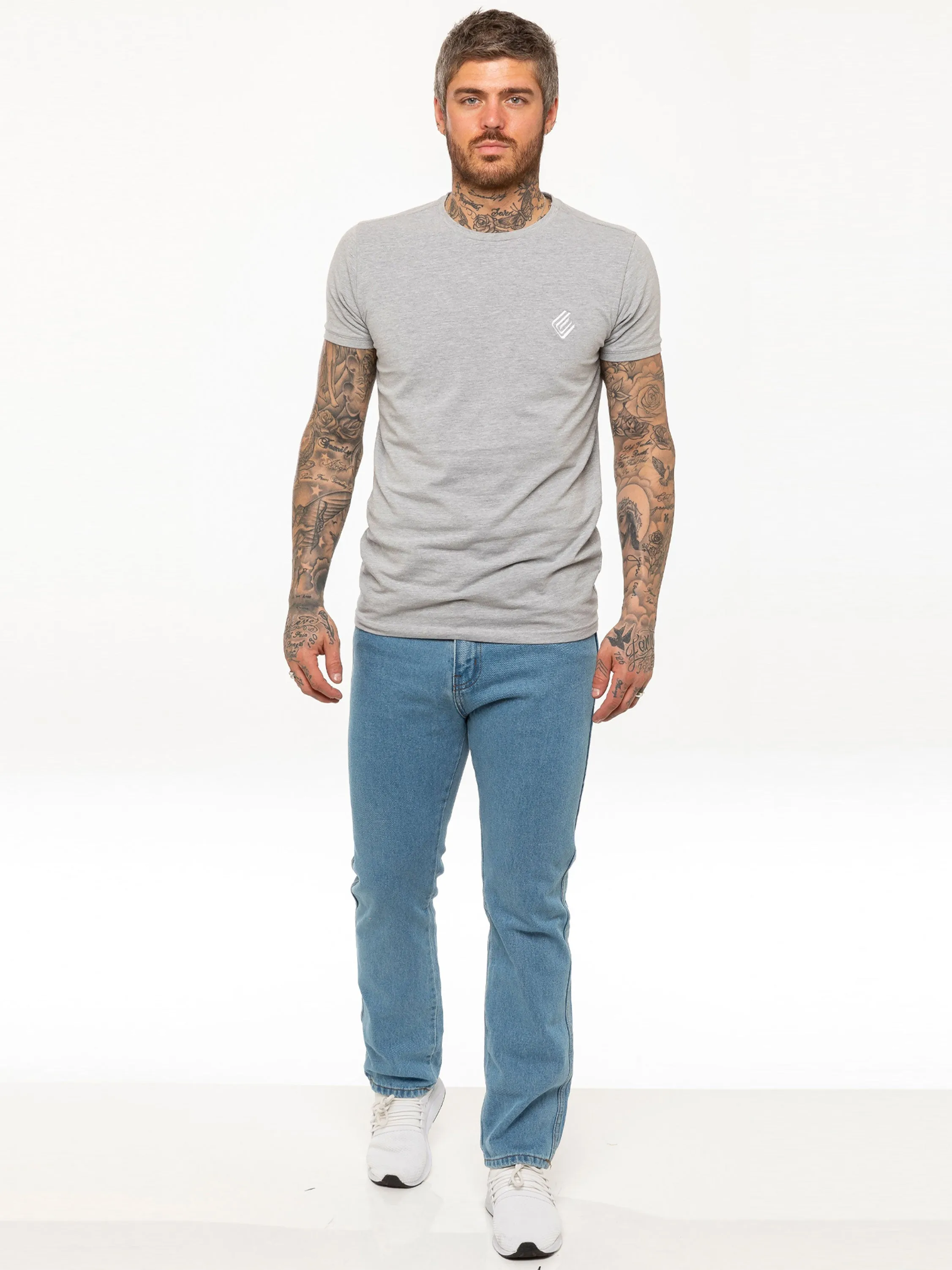 Kruze | Mens Straight Leg Denim Jeans