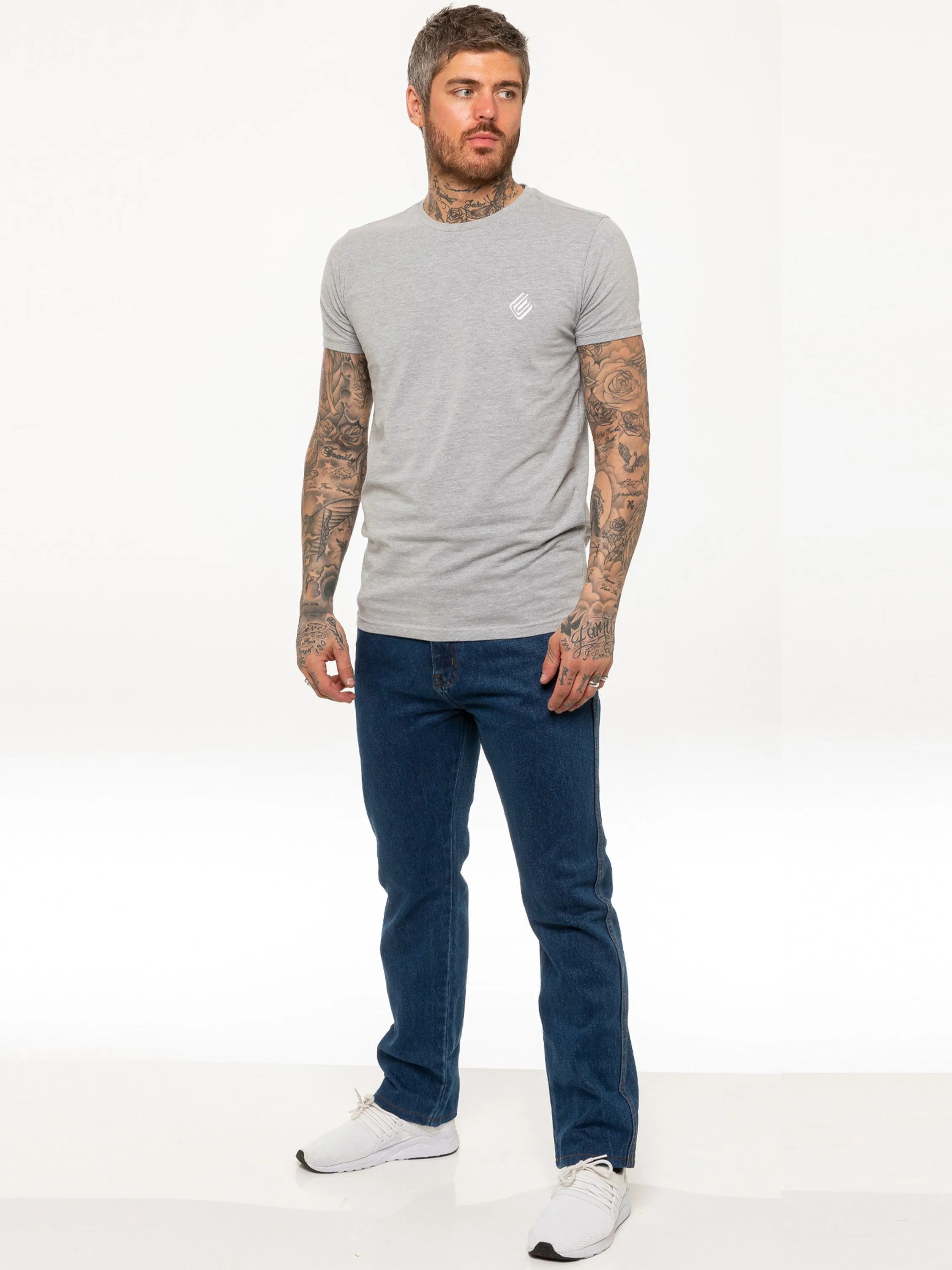 Kruze | Mens Straight Leg Denim Jeans