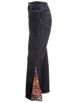 Label Black Boho Flare Jeans