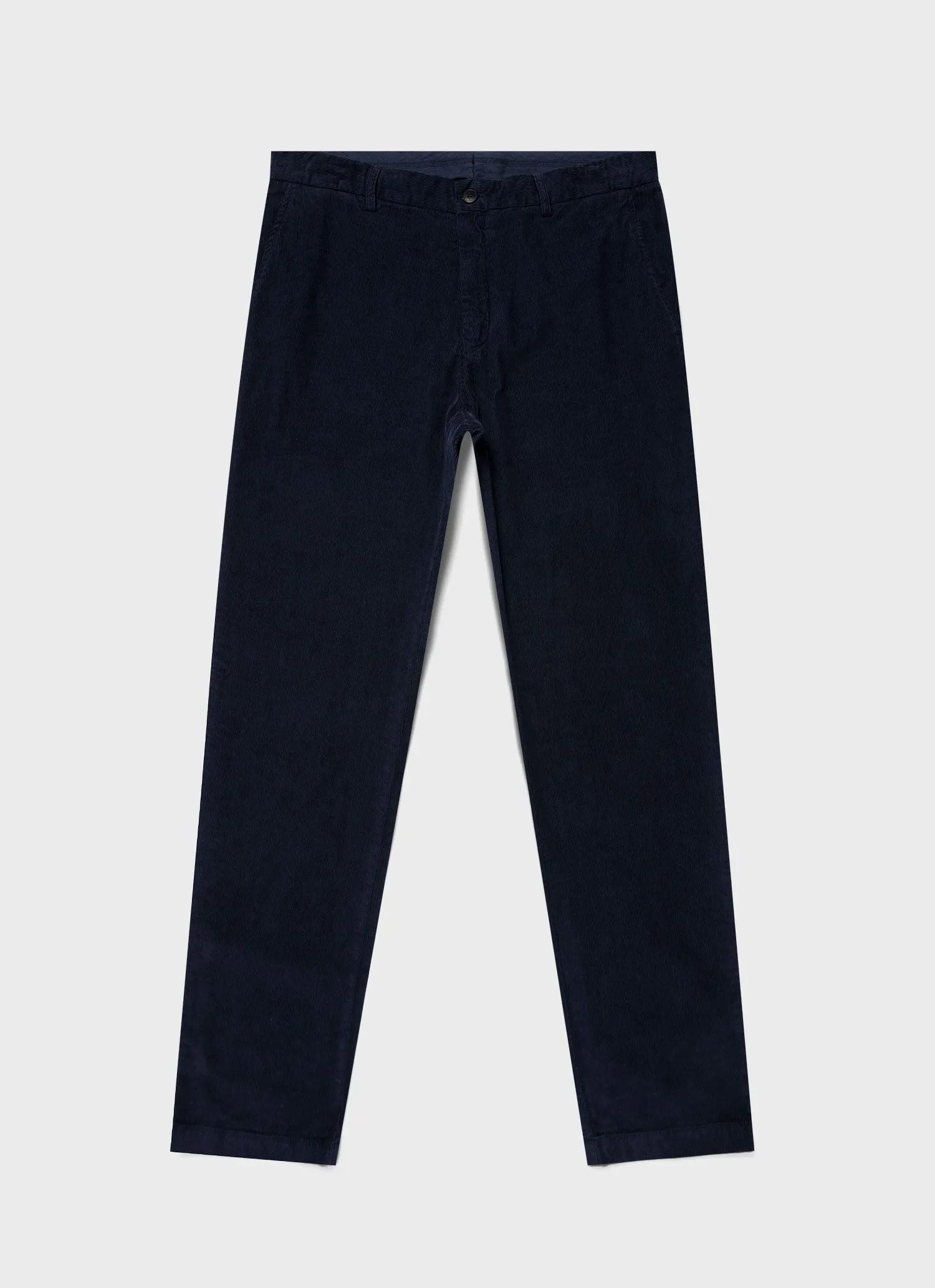 Men's Fine Corduroy Trouser in Navy