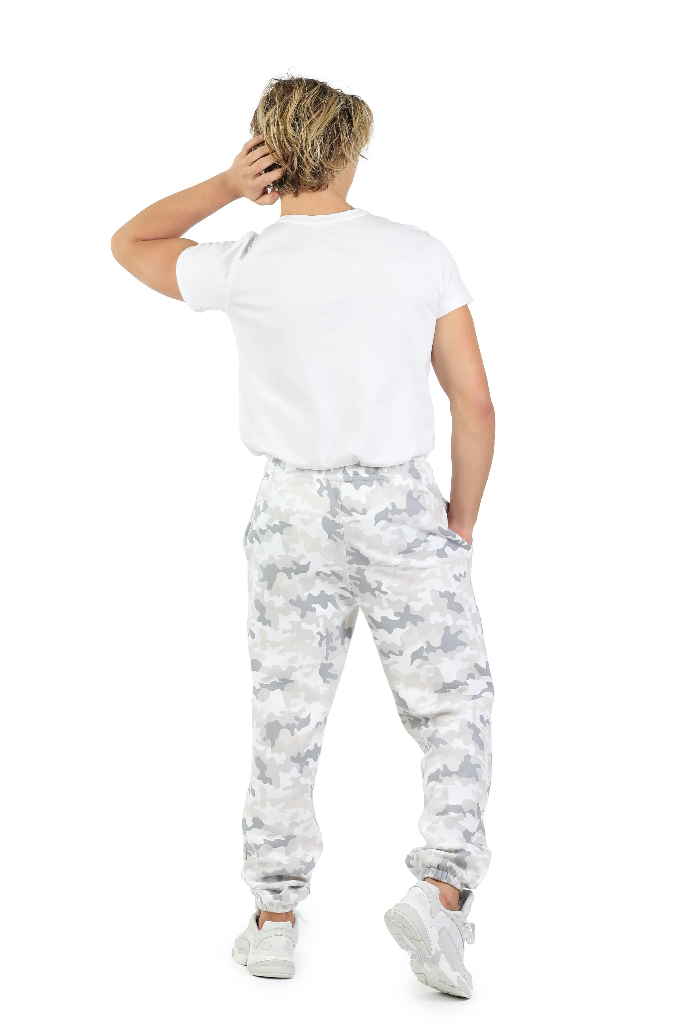 Men's jogger in White camo