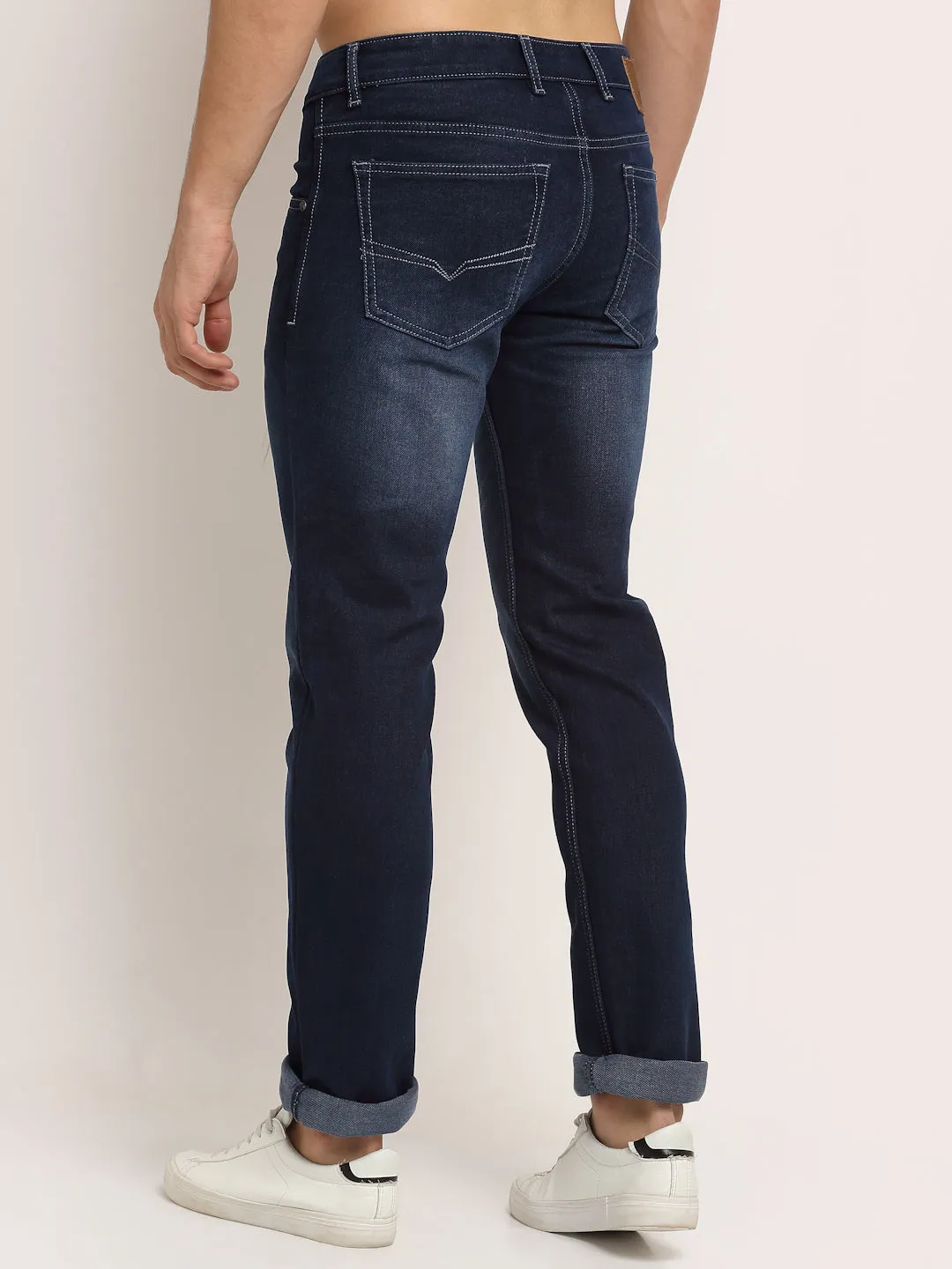 Men's Ultra Narrow fit Light Fade Navy Blue  Jeans