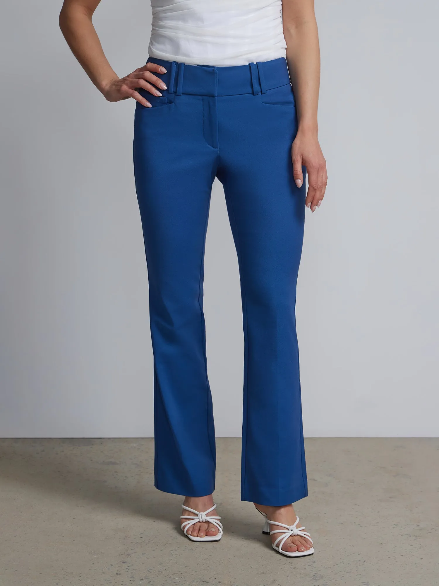 Mid-Rise Modern-Fit Bootcut Pants - All Season Stretch