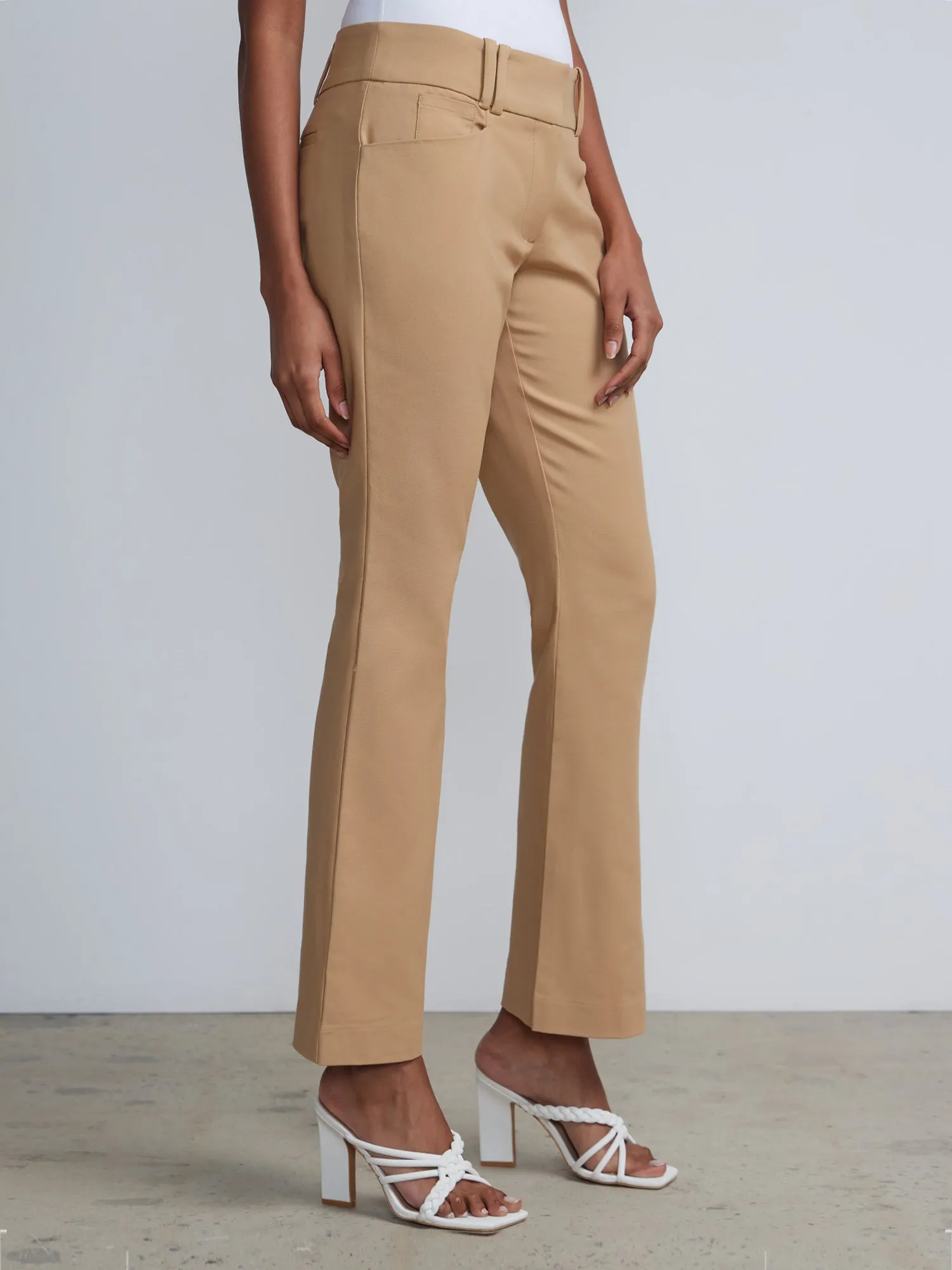 Mid-Rise Modern-Fit Bootcut Pants - All Season Stretch