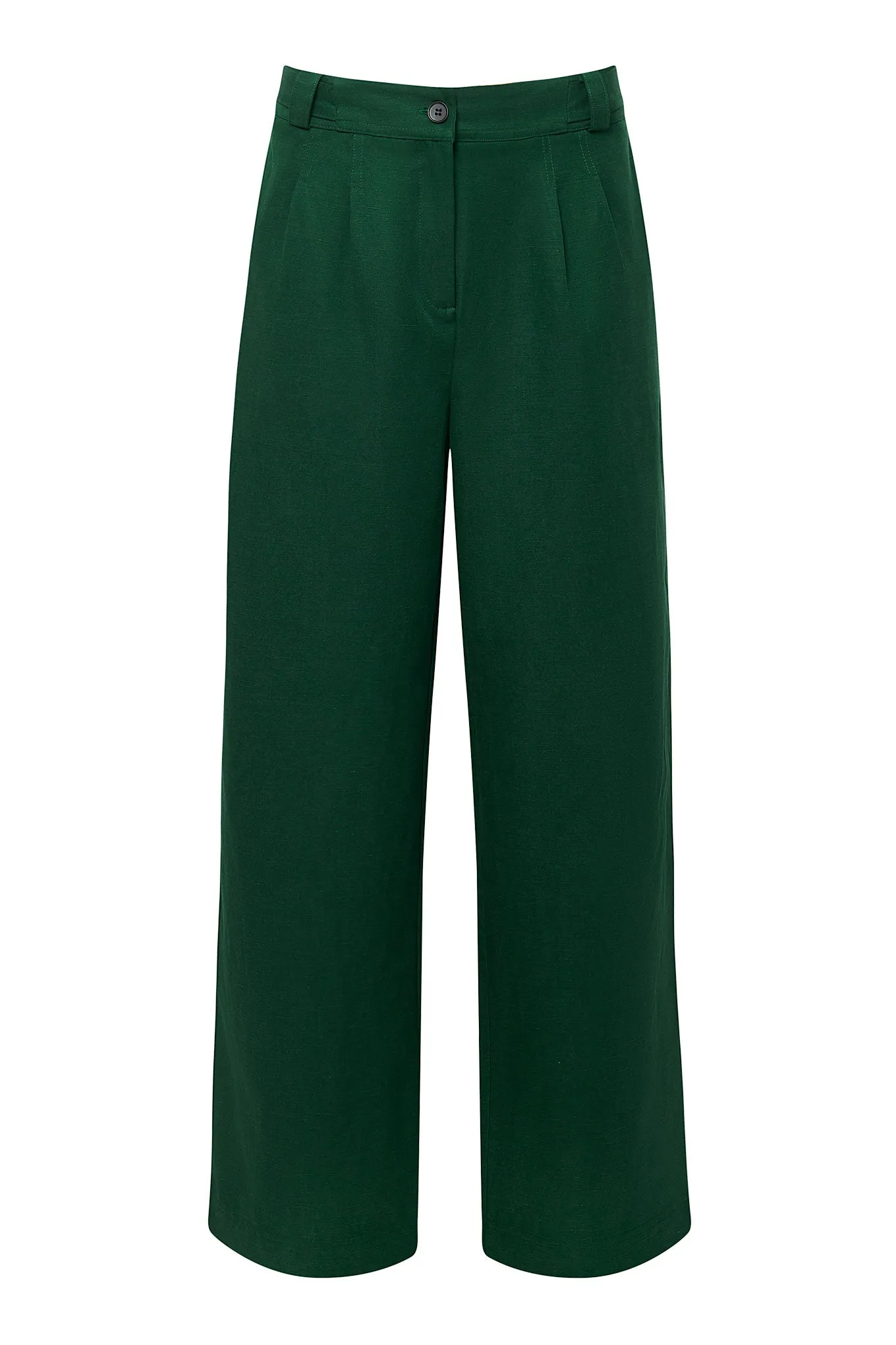 MIRA Tencel Linen Blend Trouser - Marine