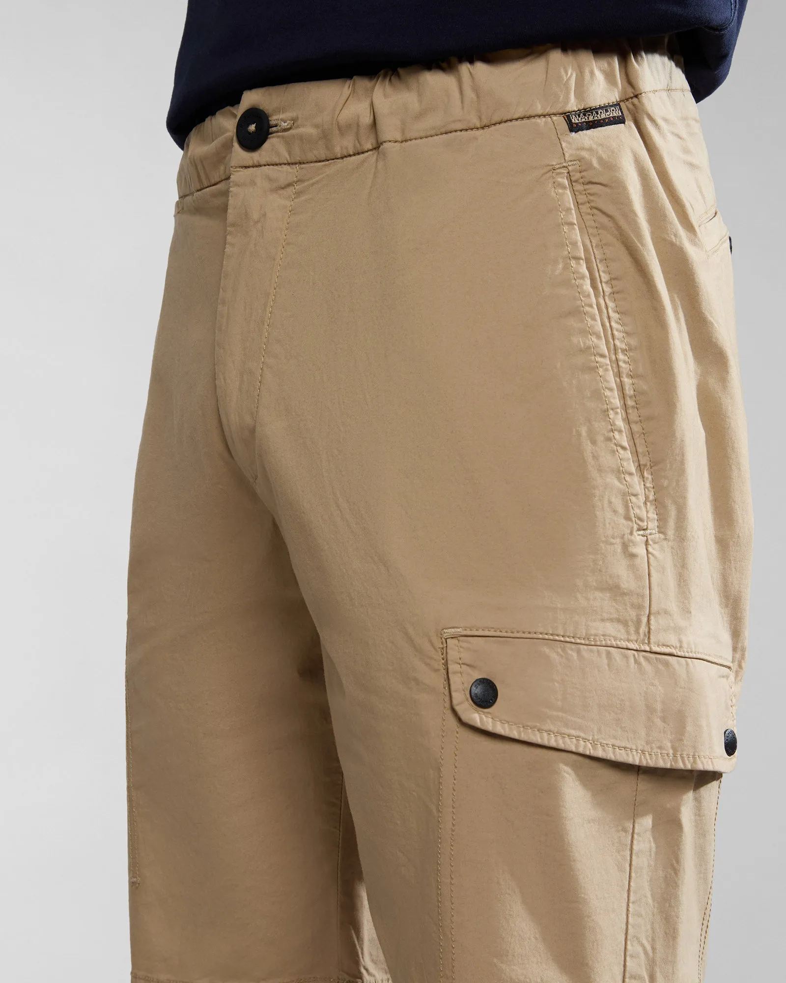 Napapijri Dease Bermuda Shorts - Beige Cornstalk