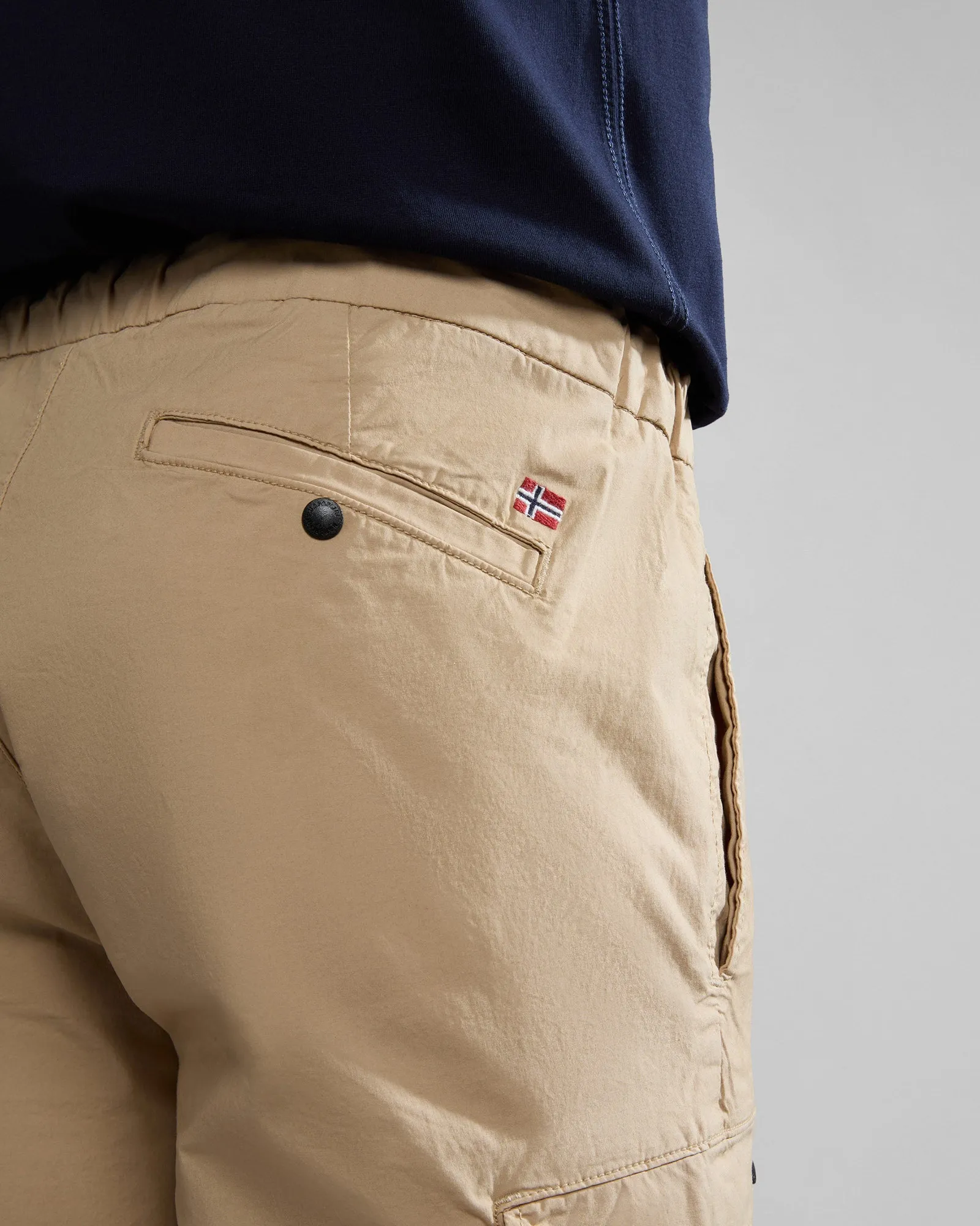 Napapijri Dease Bermuda Shorts - Beige Cornstalk