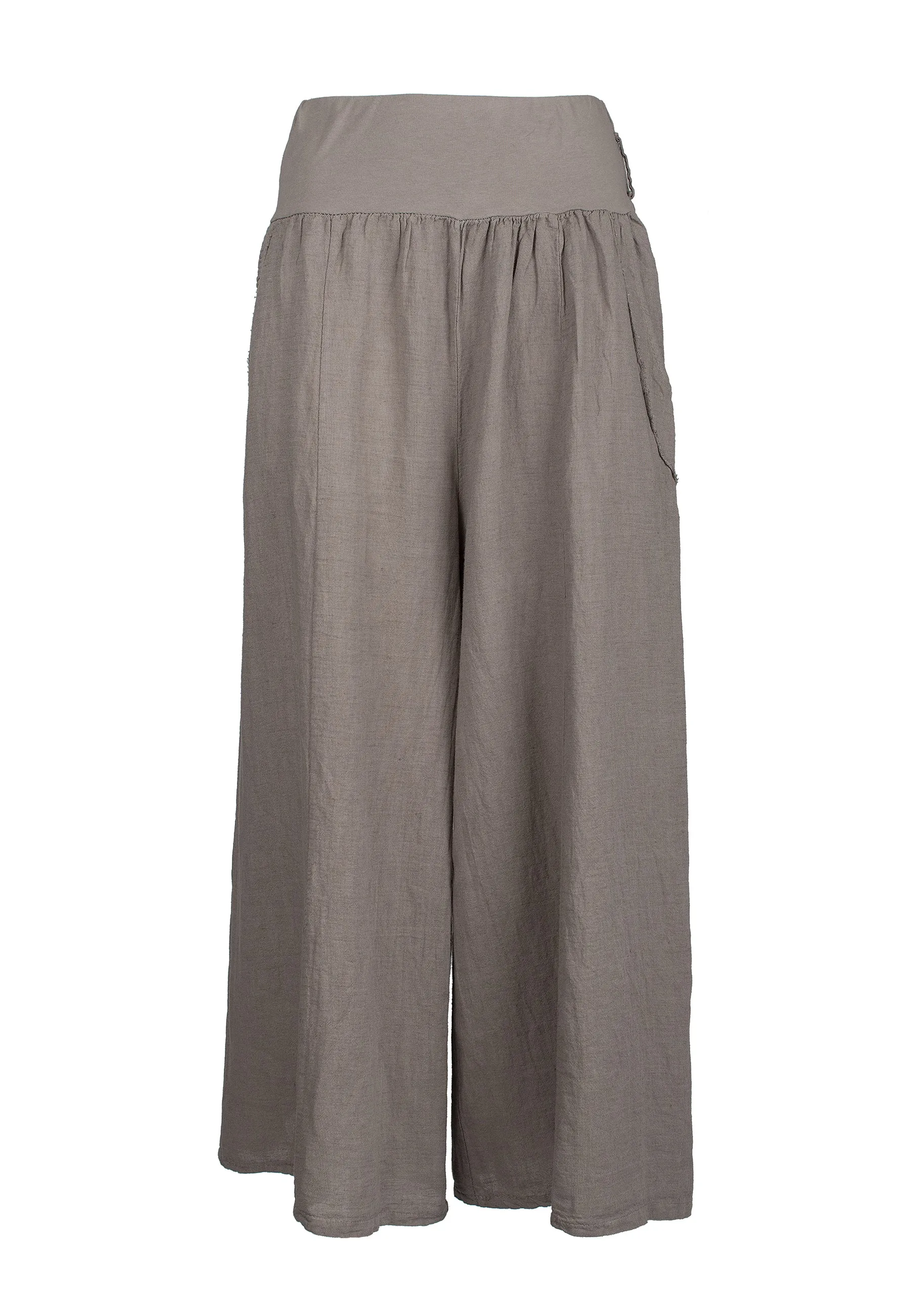 Palazzo trousers 100% linen