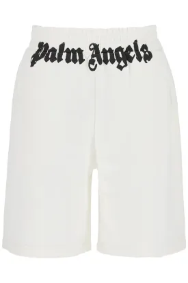 Palm Angels sporty bermuda shorts with logo print