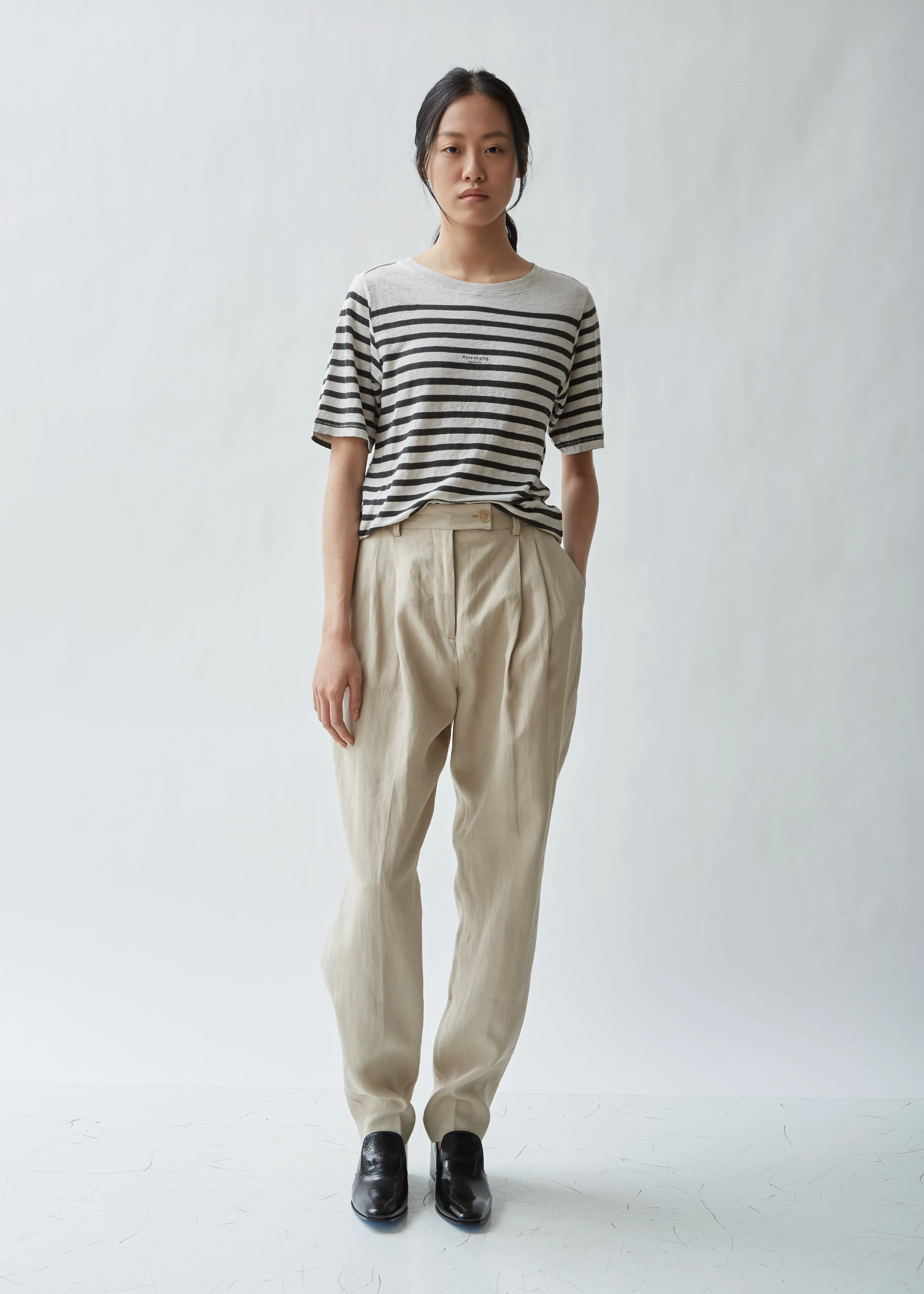 Pati Linen Tapered Trousers