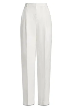 Pleated Linen Trouser