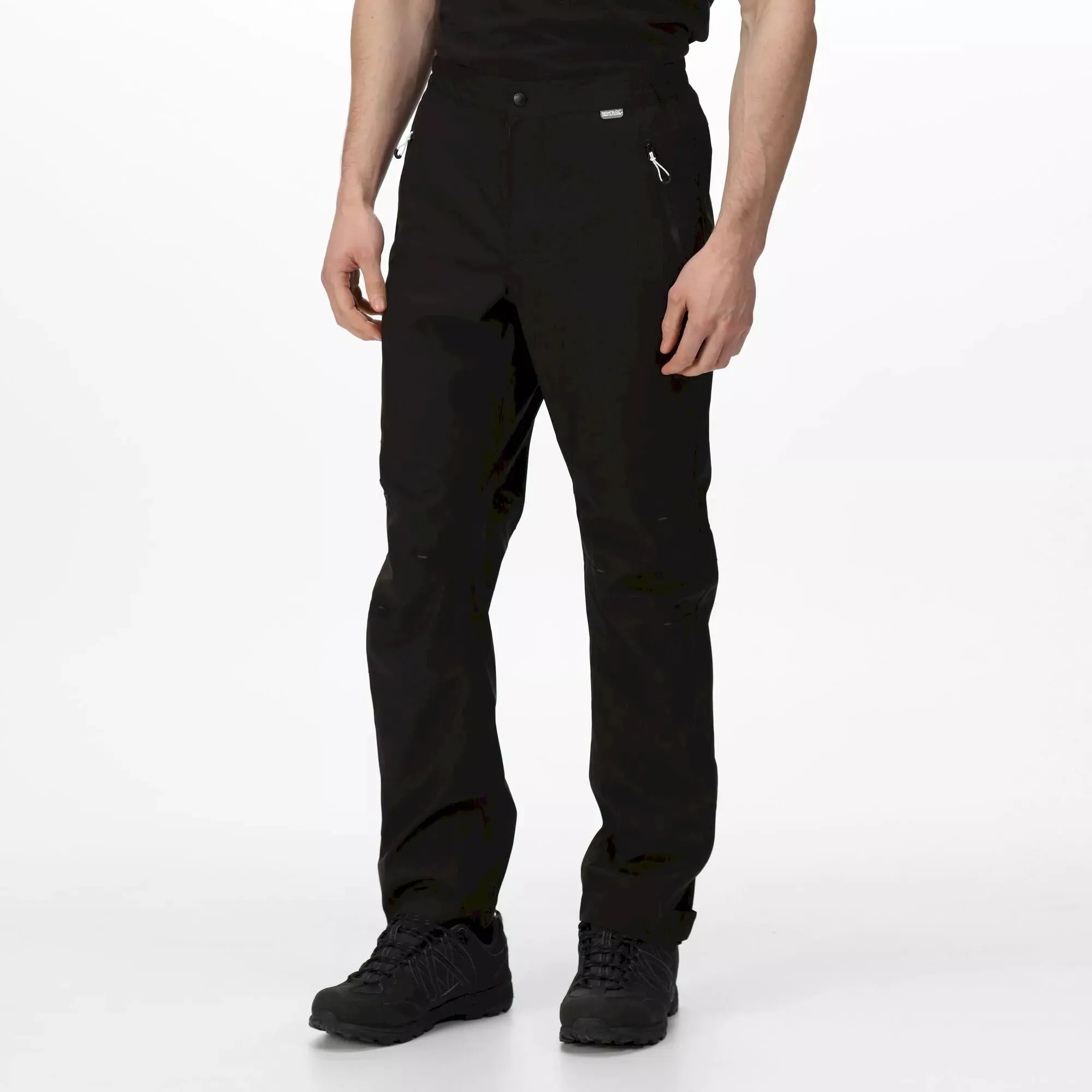 Regatta Men's Highton O/T Waterproof Walking Trousers RMW325- Black