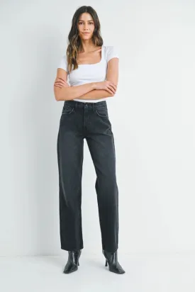 RELAXED FIT STRAIGHT LEG JEANS