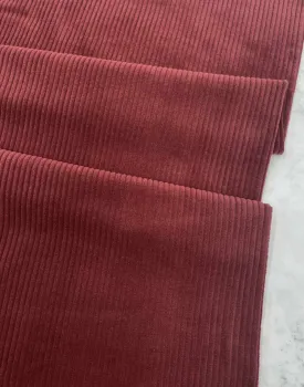 Remnant 1.3m -Dark Rose 4.5 Wale Jumbo Cotton Corduroy Fabric