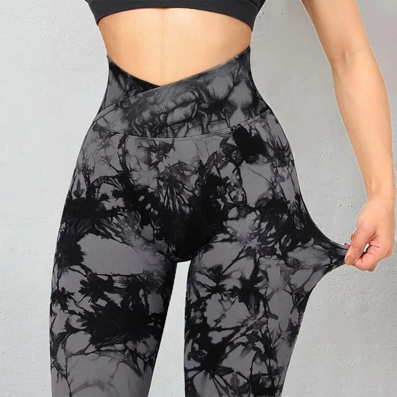 Seamless Tie-Dye Leggings