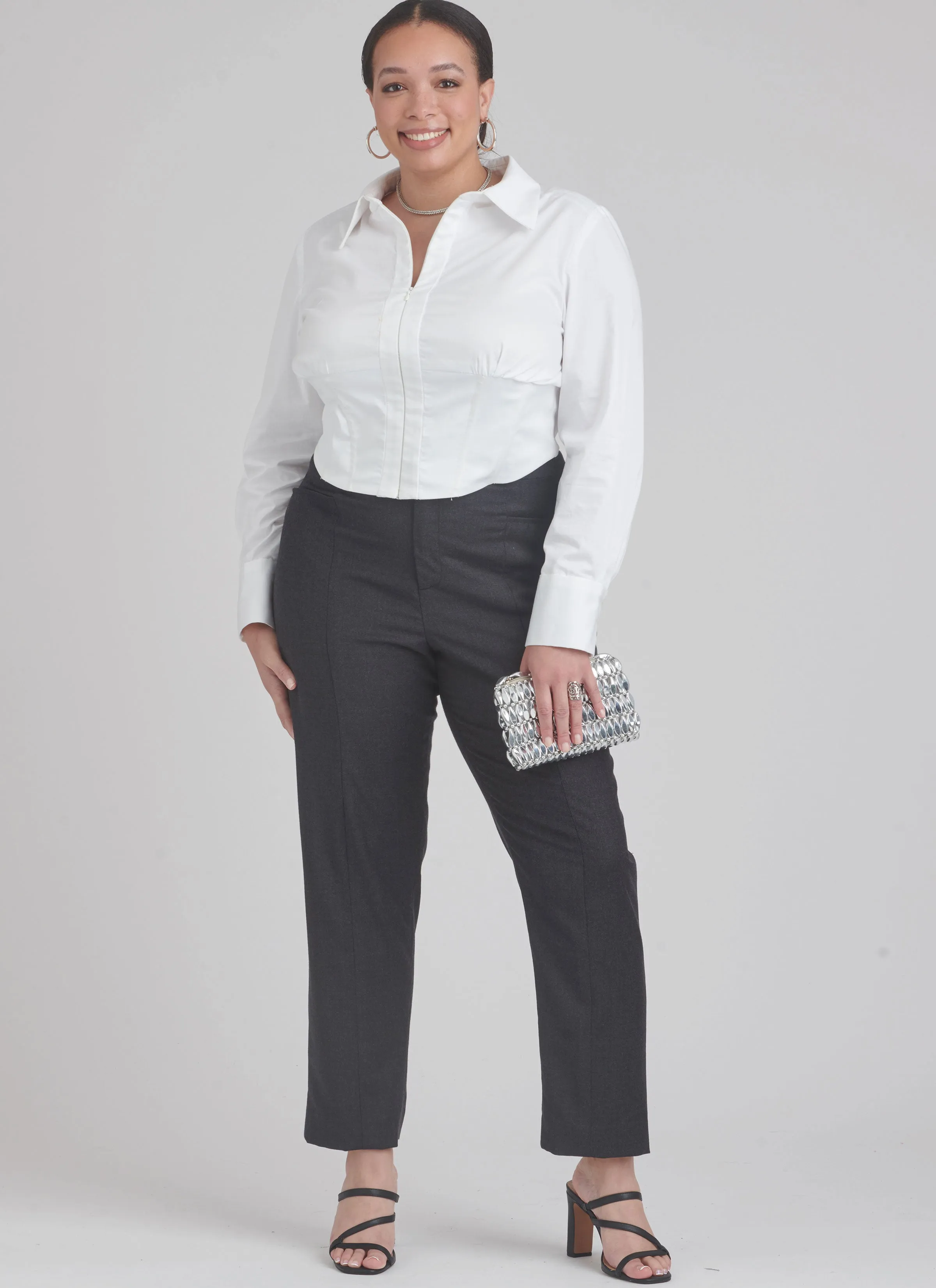 Simplicity Sewing Pattern 9855 Women's shirt and trousers