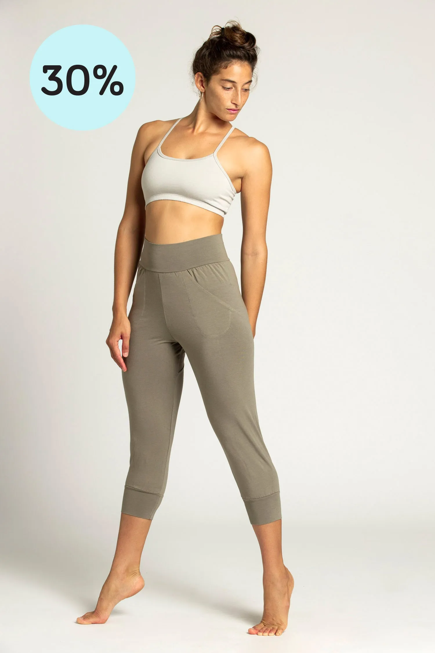 Slouchy Capri Pants