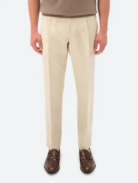 Summer Linen Trouser - Sand