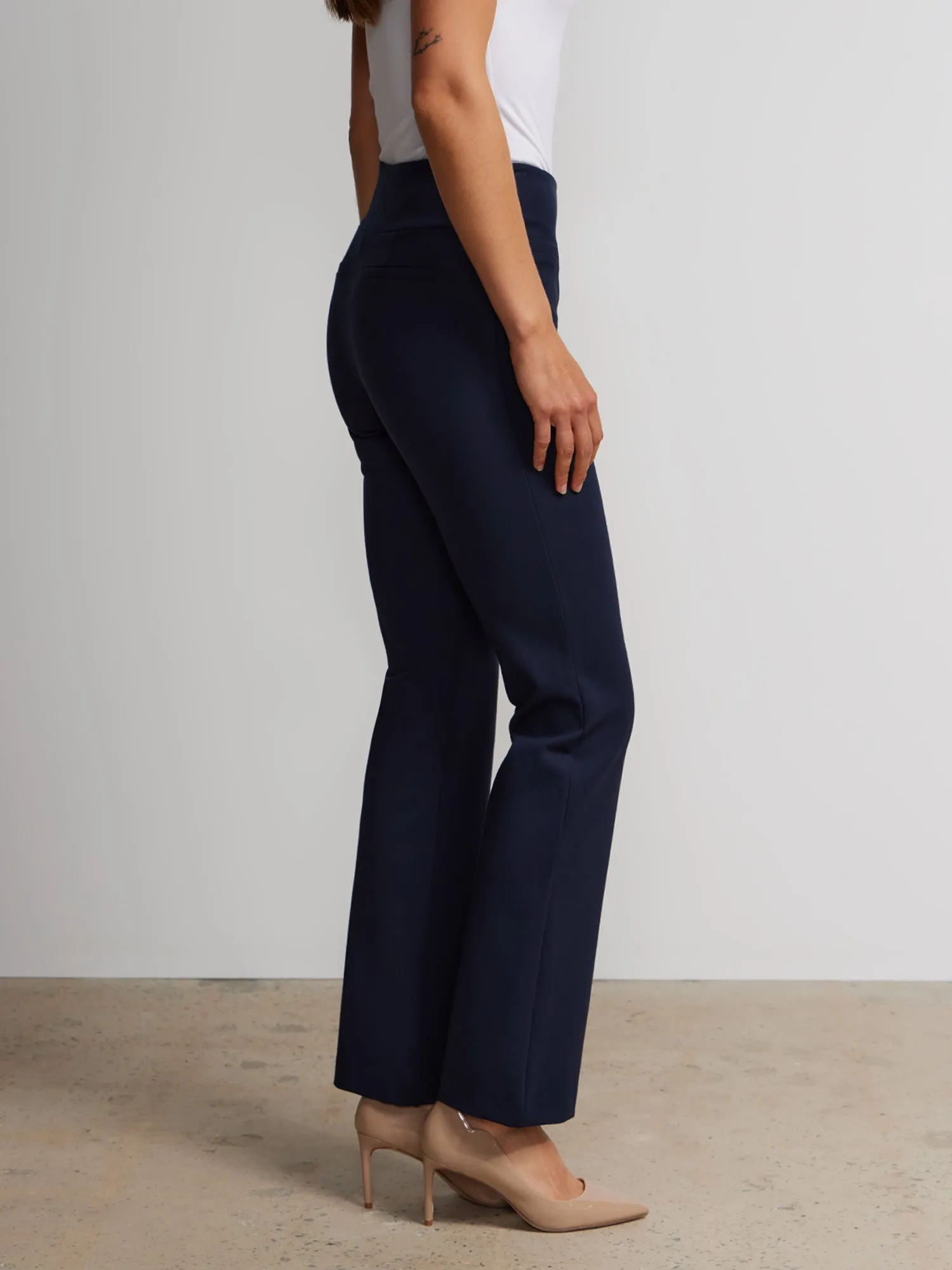 Tall Ponte Bootcut High Rise Pant