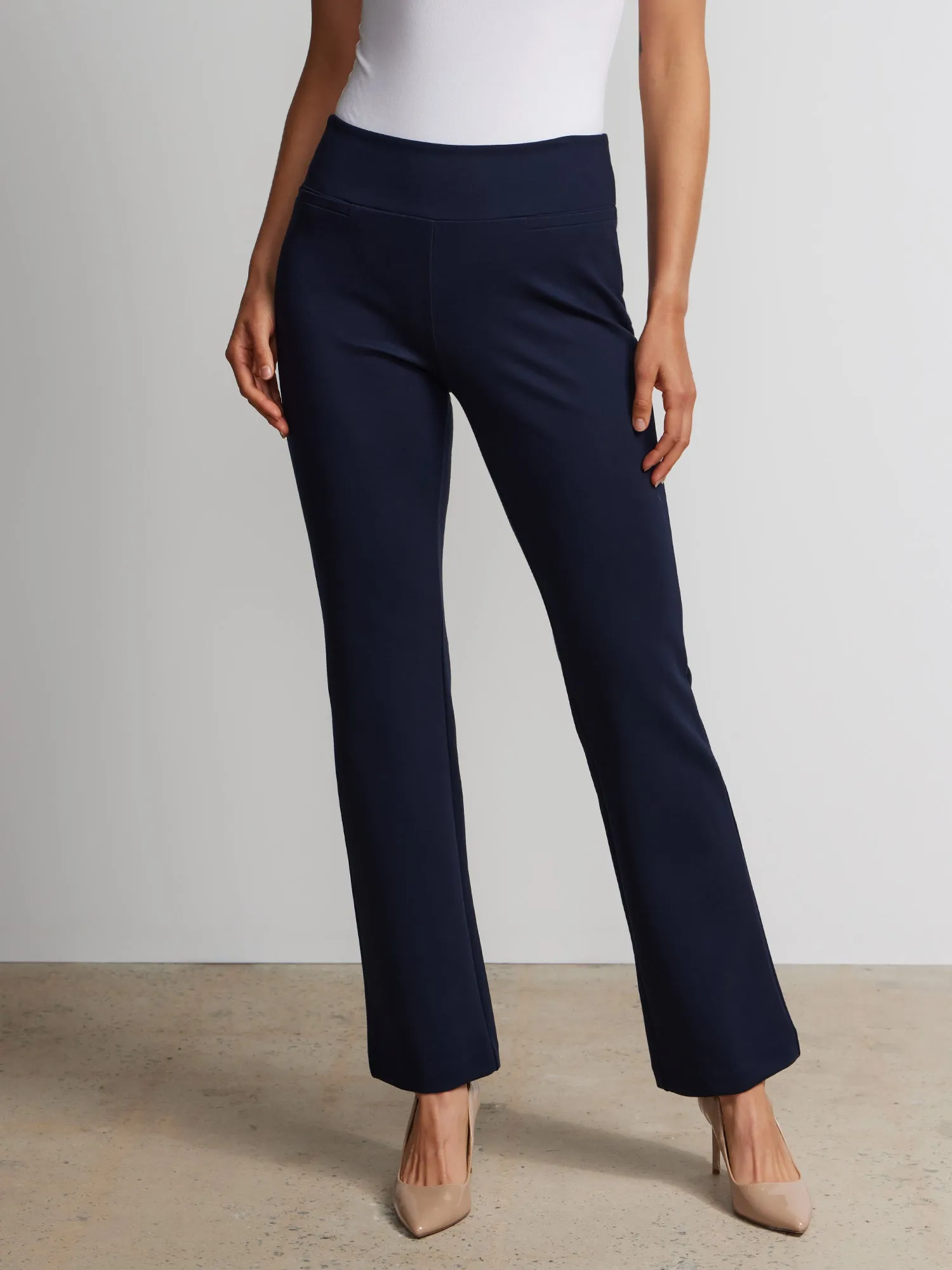 Tall Ponte Bootcut High Rise Pant