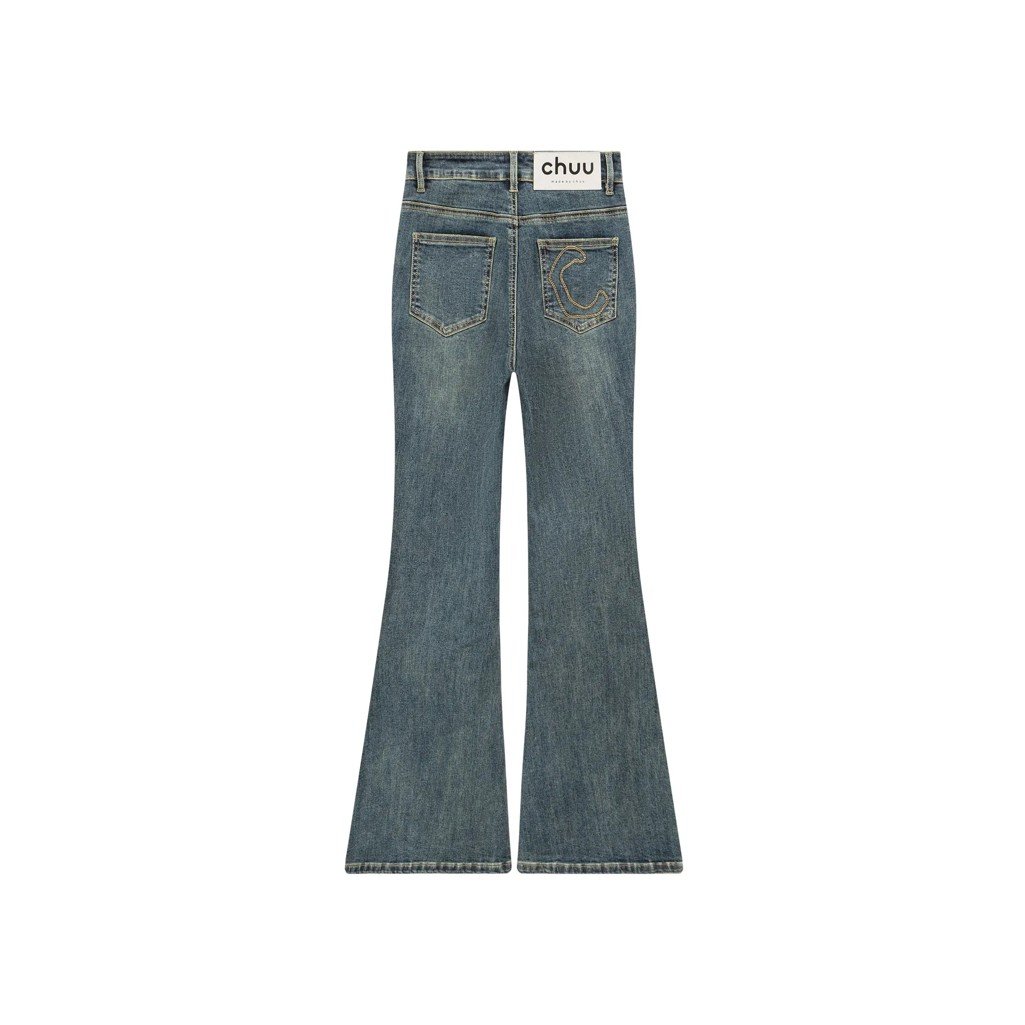 Wind Up Bootcut Denim Pants