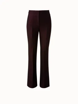 Wool Lurex Double Face Pant